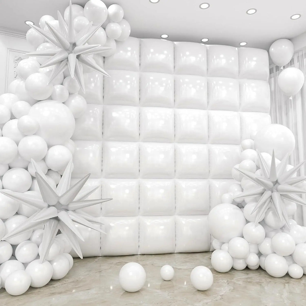 Double Sided Square Foil Balloon Garland Arch Kit Decor