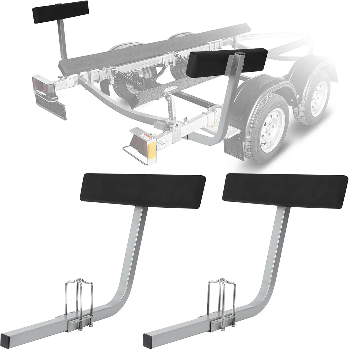 Garvee Heavy Duty Galvanized Steel Boat Trailer Guide Poles