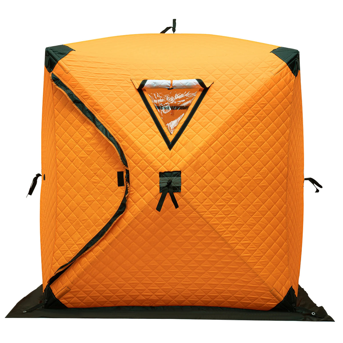 Portable Thermal Ice Fishing Tent With Three Layer Cotton Insulation