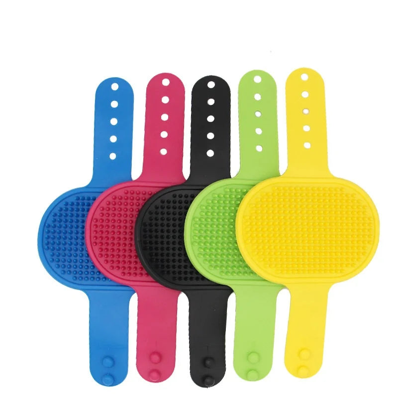 Soft Rubber Pet Bath Brush Comb For Dogs Grooming Massage