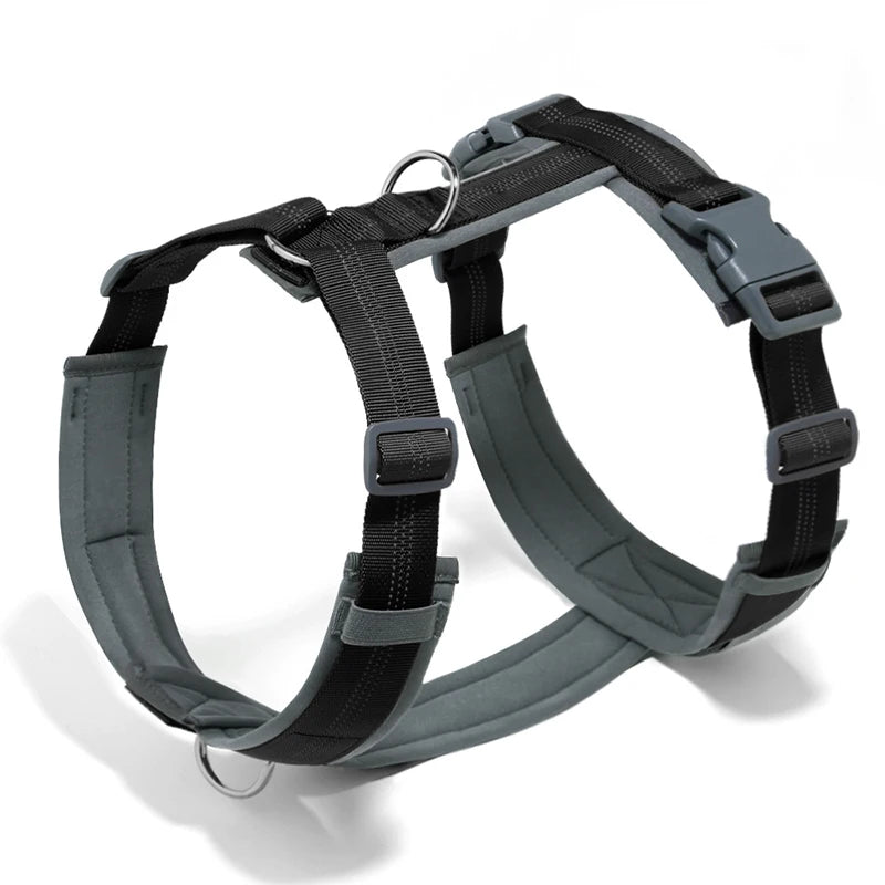 MeowVista Adjustable Nylon Reflective Dog Harness Vest