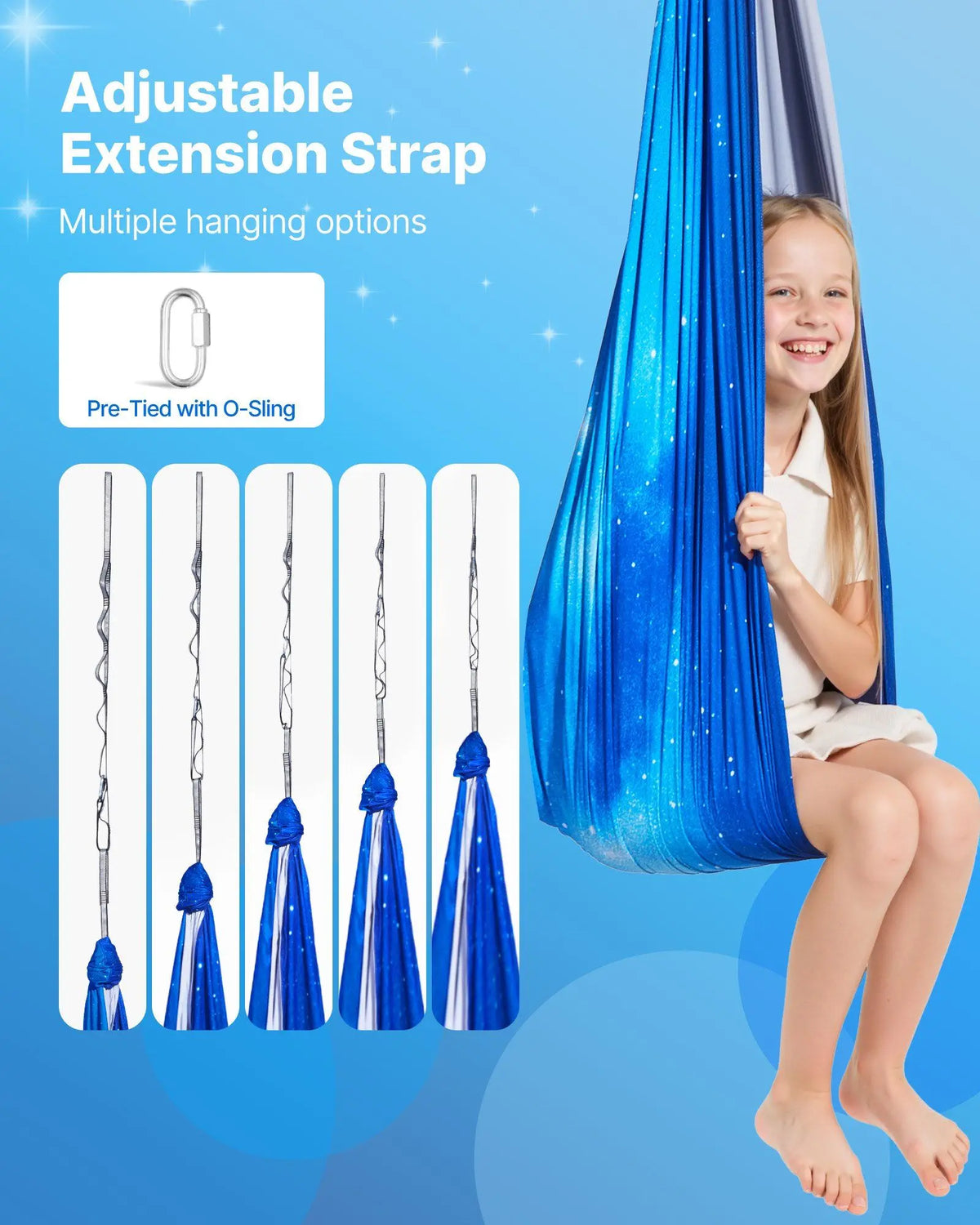 Sensory Swing Hammock for Aerial Yoga, Indoor and Outdoor Use