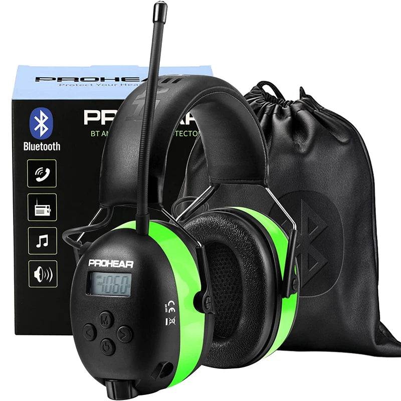PROHEAR Bluetooth Rechargeable Noise Reduction Hearing Protection Earmuffs