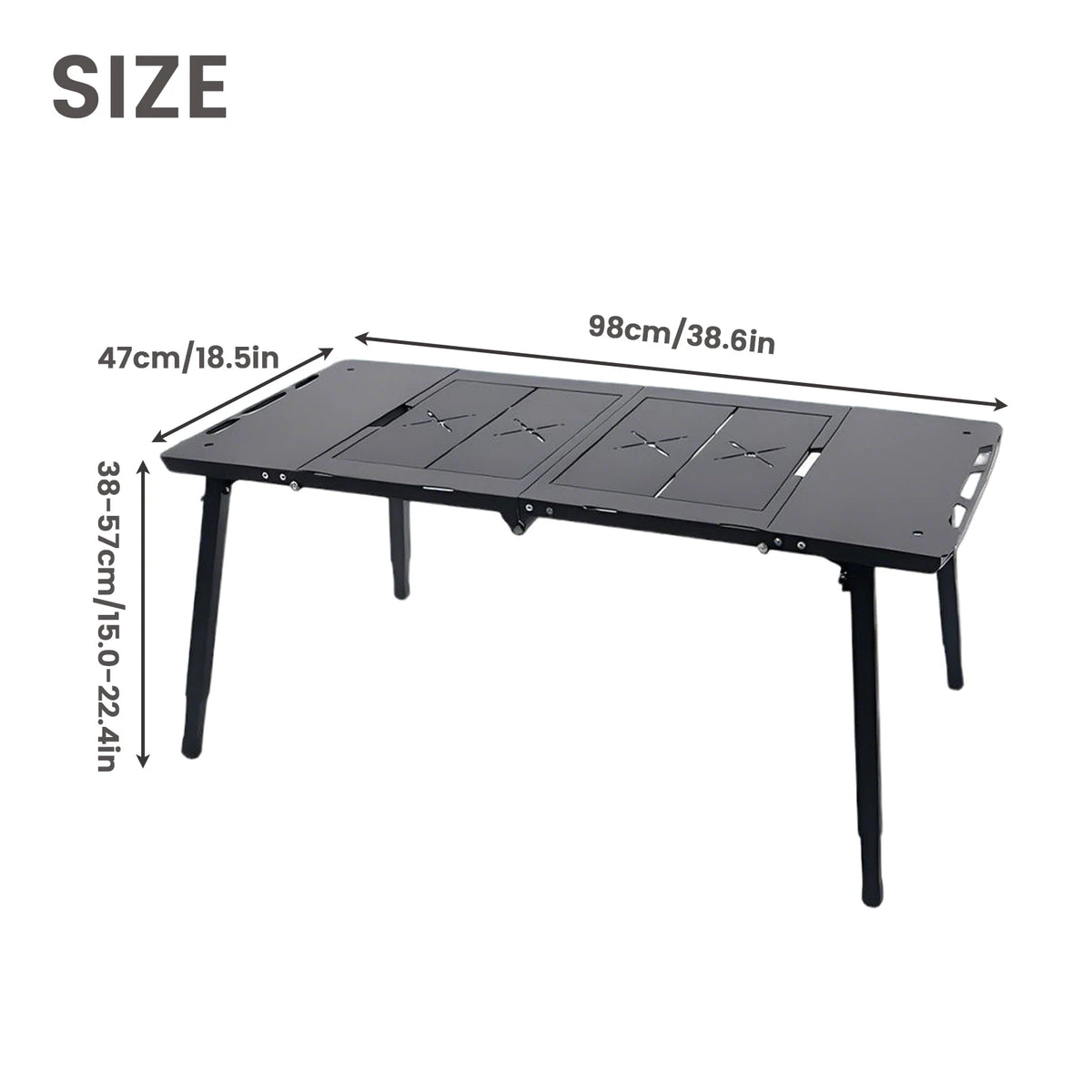Pakicetus Portable Folding Outdoor Camping Table For Hiking Trips
