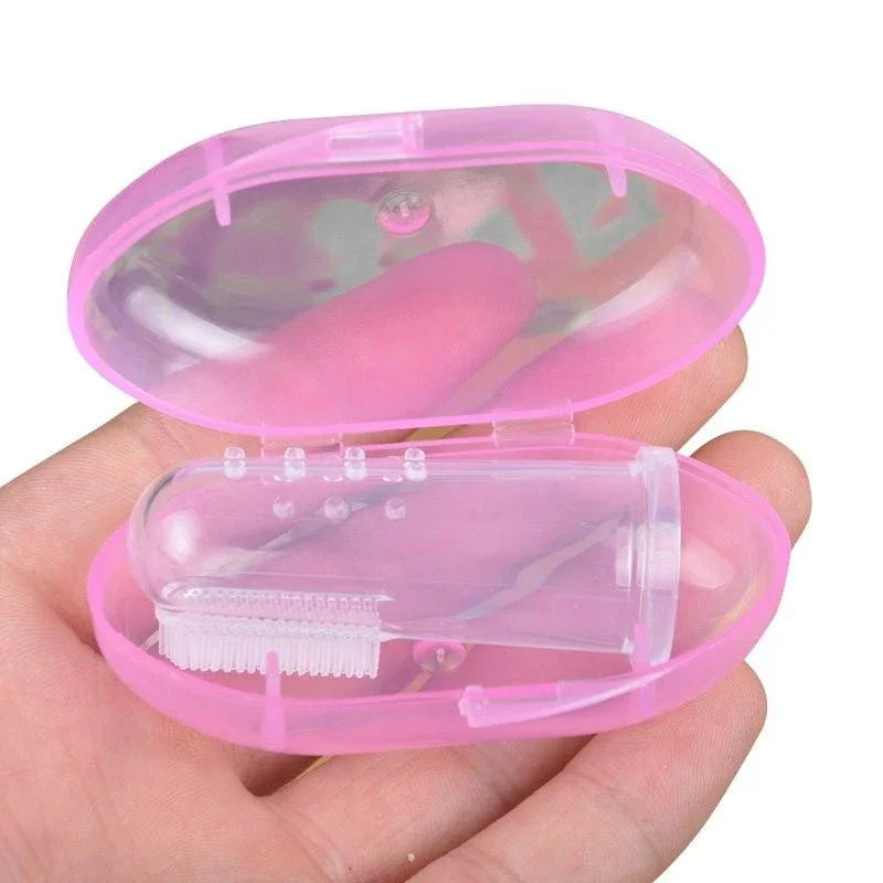 Silicone Finger Toothbrush For Dogs And Cats Dental Cleaning