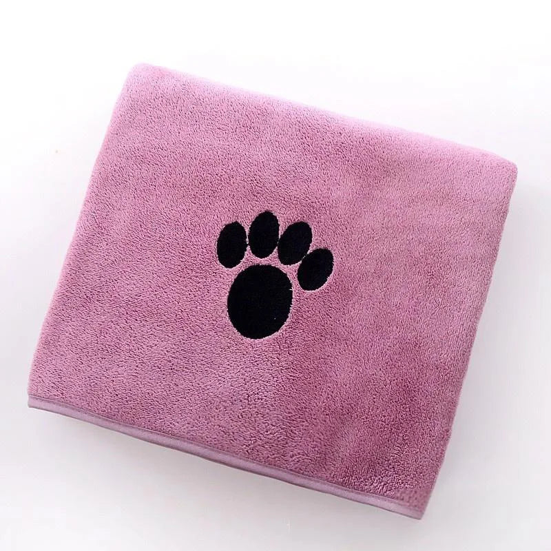 Super Absorbent Microfiber Pet Bath Towel For Dogs And Cats
