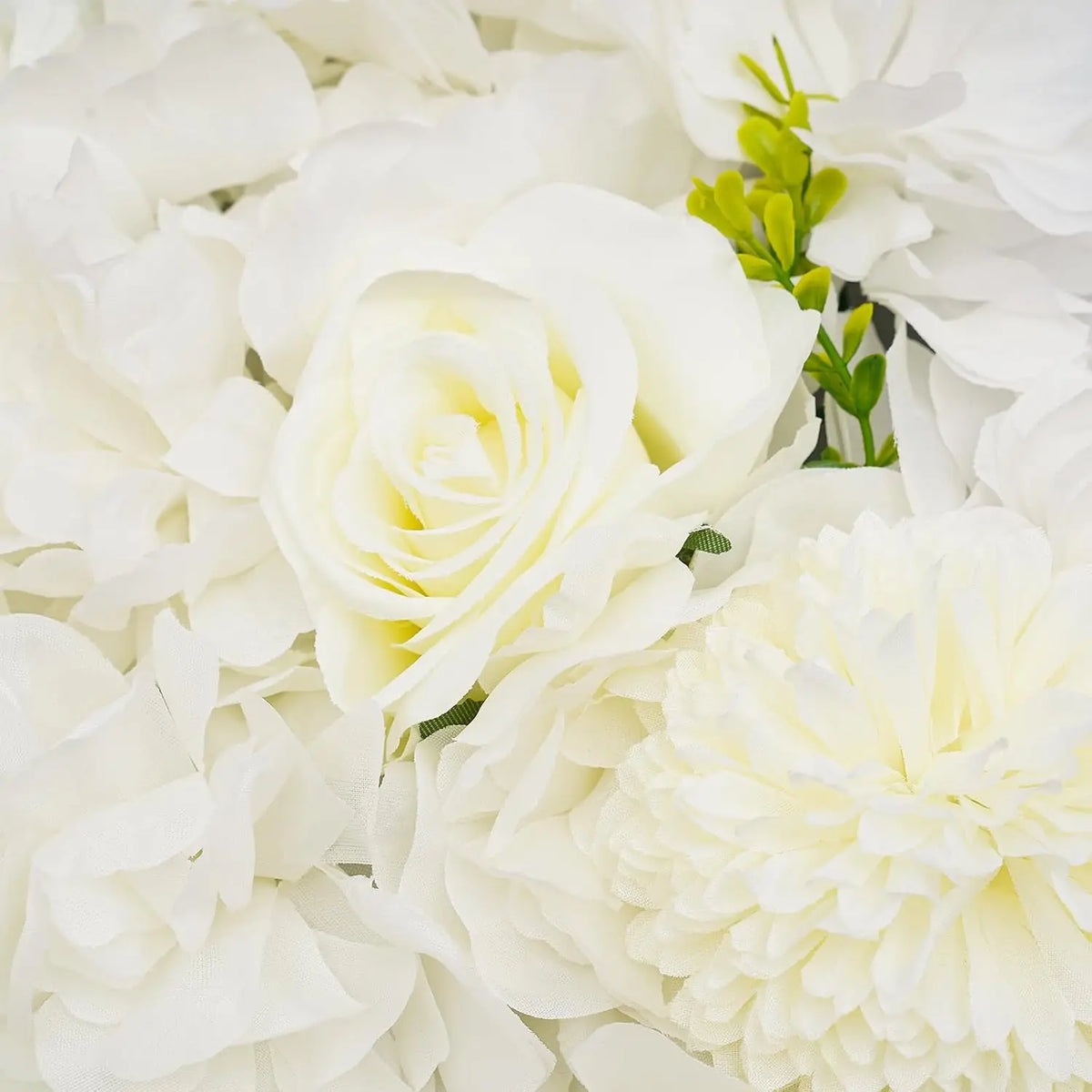 Artificial Silk Rose Flower Wall Panels For Wedding Party Decor