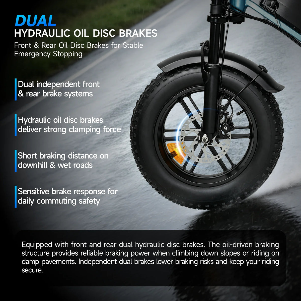 OBX G60 Fat Tire Off Road Electric Bike Removable Battery