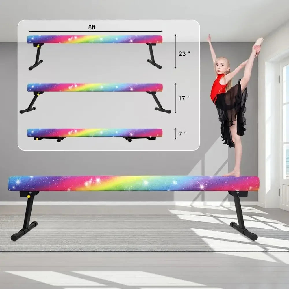 Adjustable Gymnastics Balance Beam for Professional and Home Training