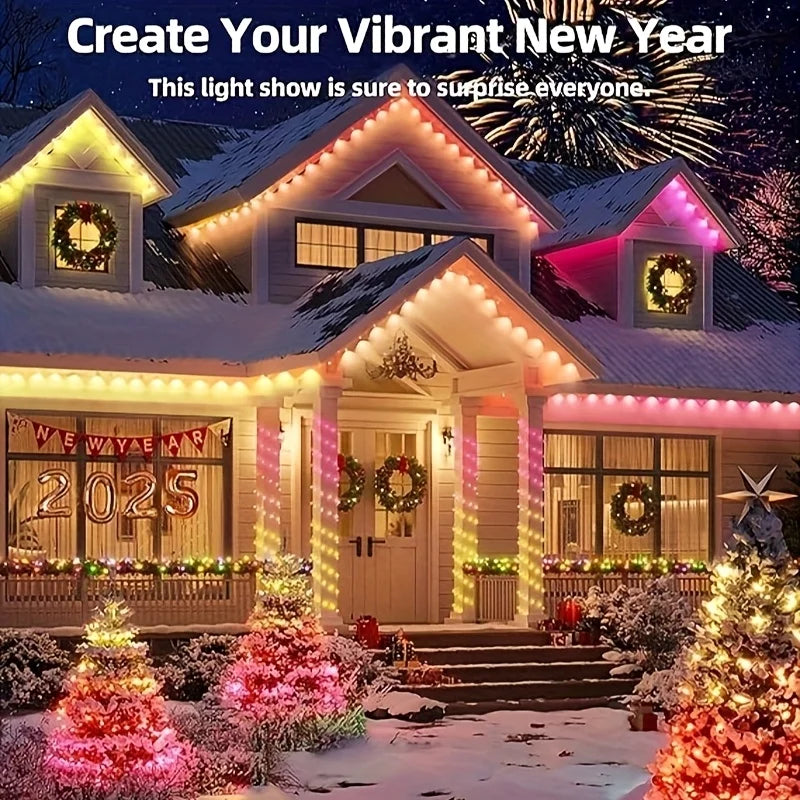 Mimrgb Smart Waterproof Outdoor String Lights Holiday Decor