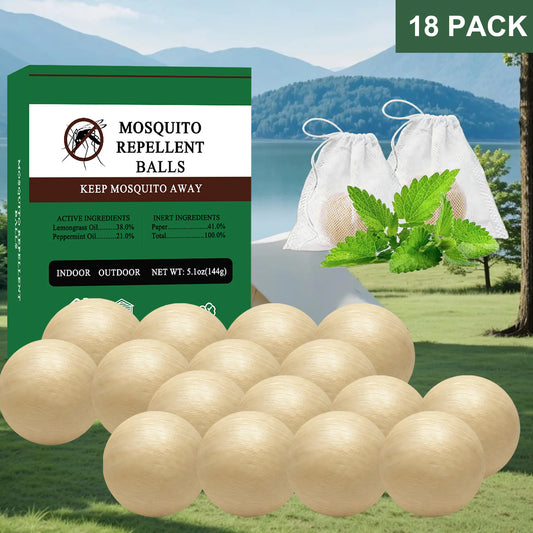 Natural Mosquito Repellent Balls Providing Indoor Outdoor Protection