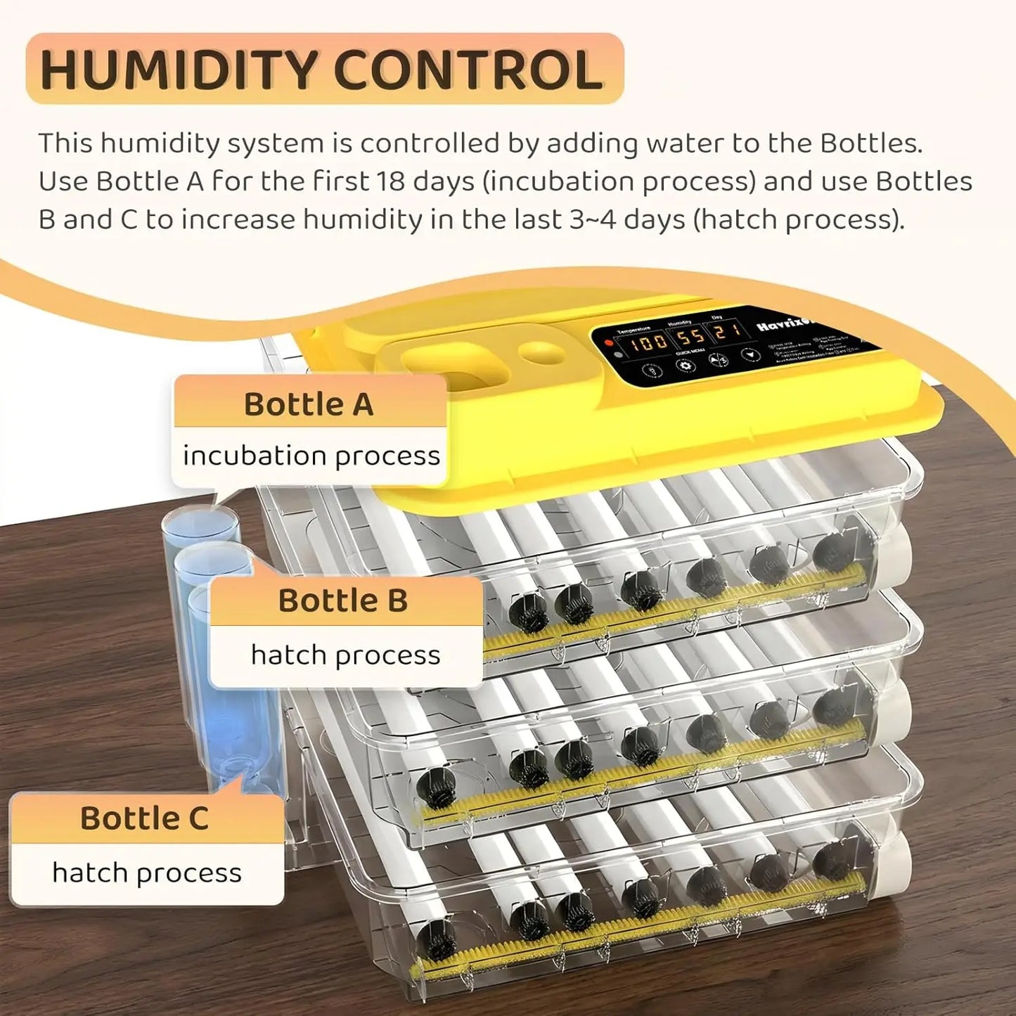 Fully Automatic Egg Incubator for Hatching Chicken and Duck Eggs