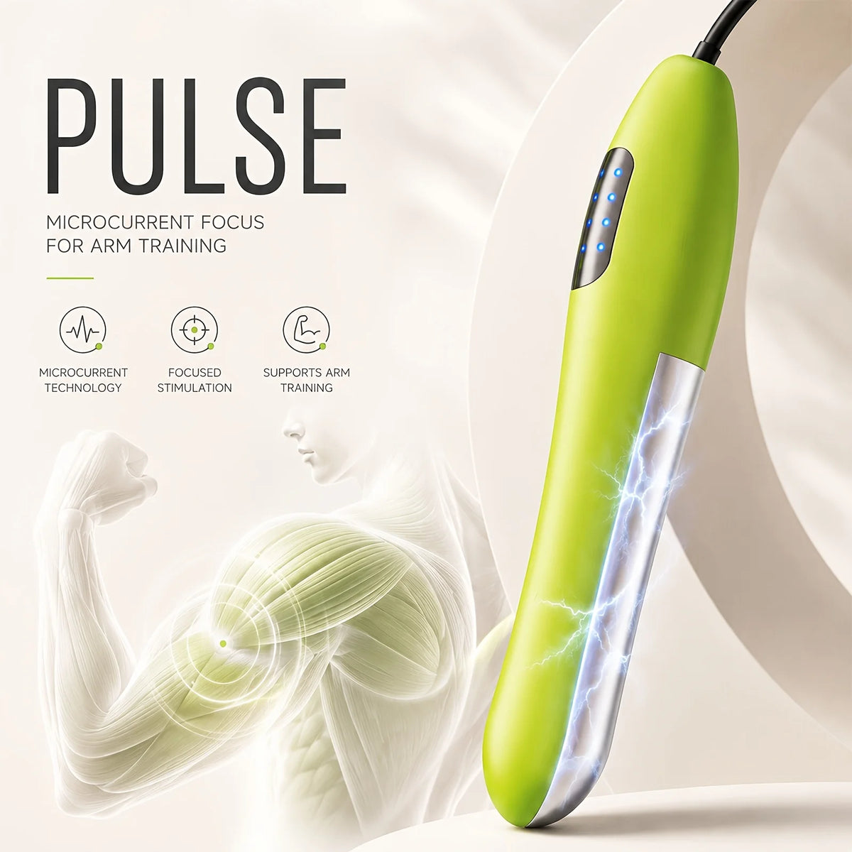 Jitesy Portable Microcurrent Arm Trainer EMS Muscle Stimulator