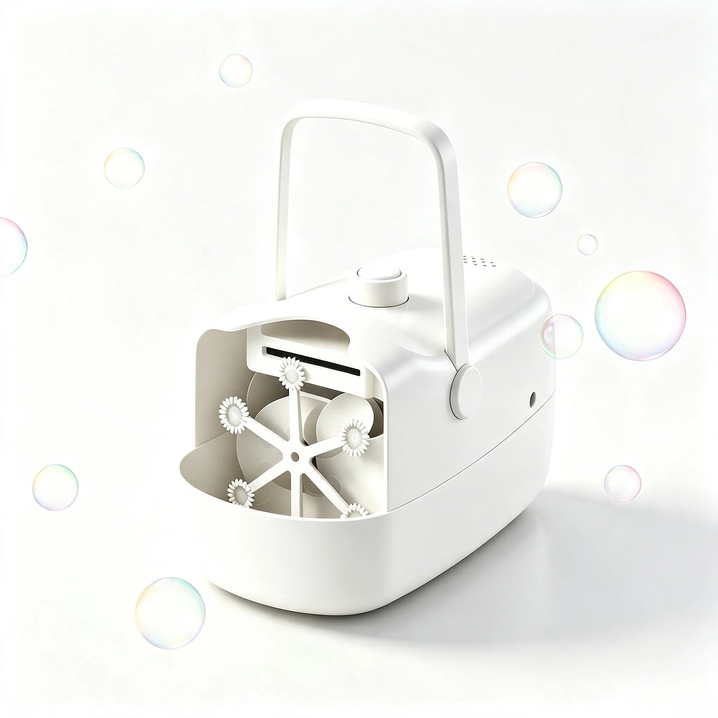 Kids Safe Automatic Bubble Blower Machine Portable Electric Toy