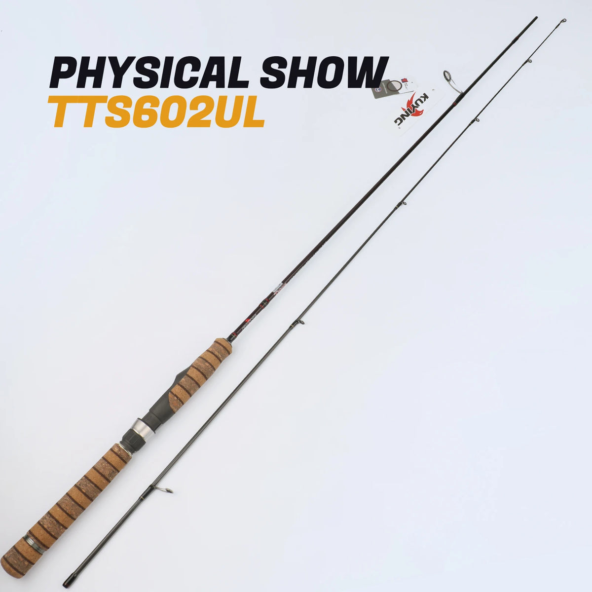 Kuying Carbon Fiber Two Piece Baitcasting Fishing Rod