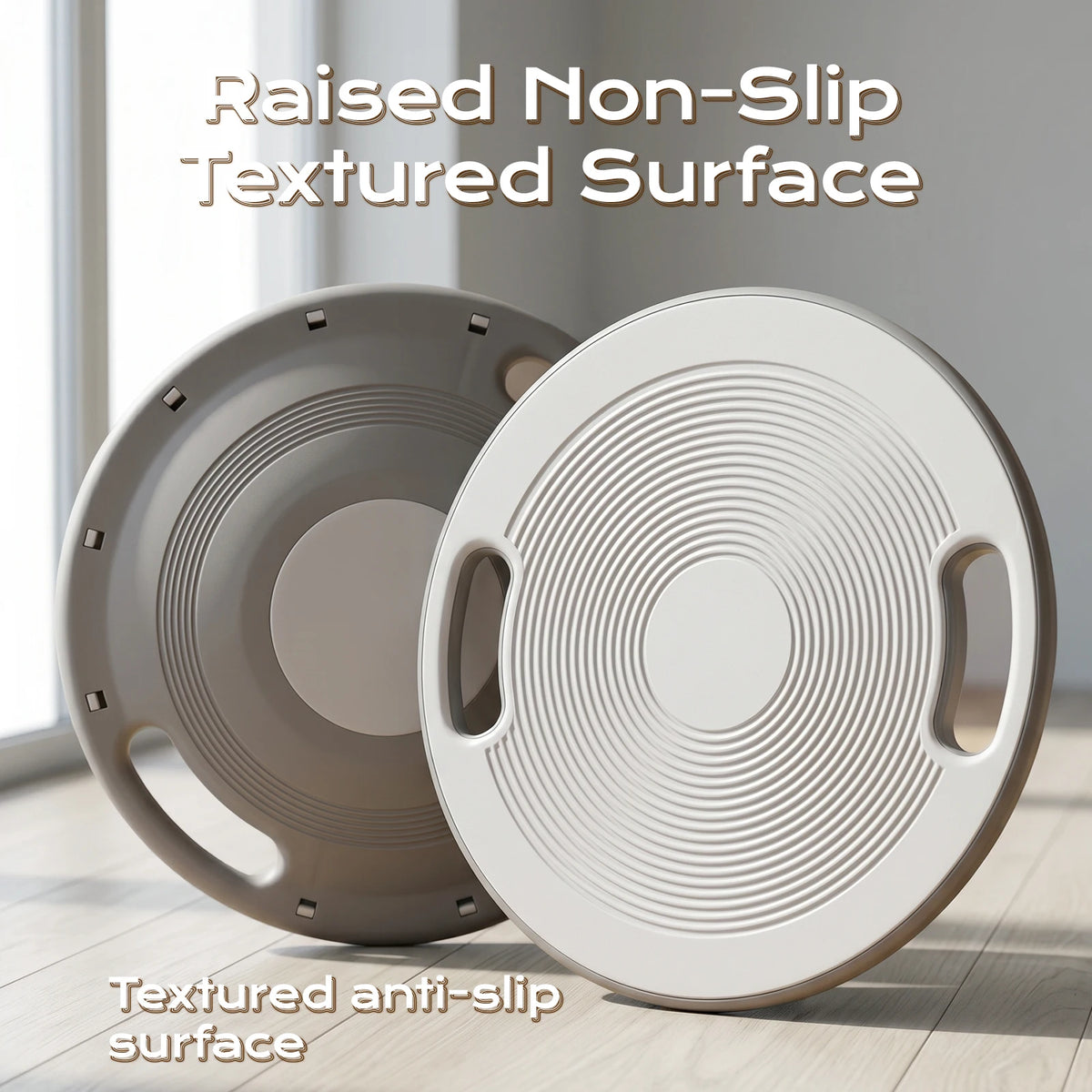 Plastic Balance Board with Handles for Core Training and Therapy