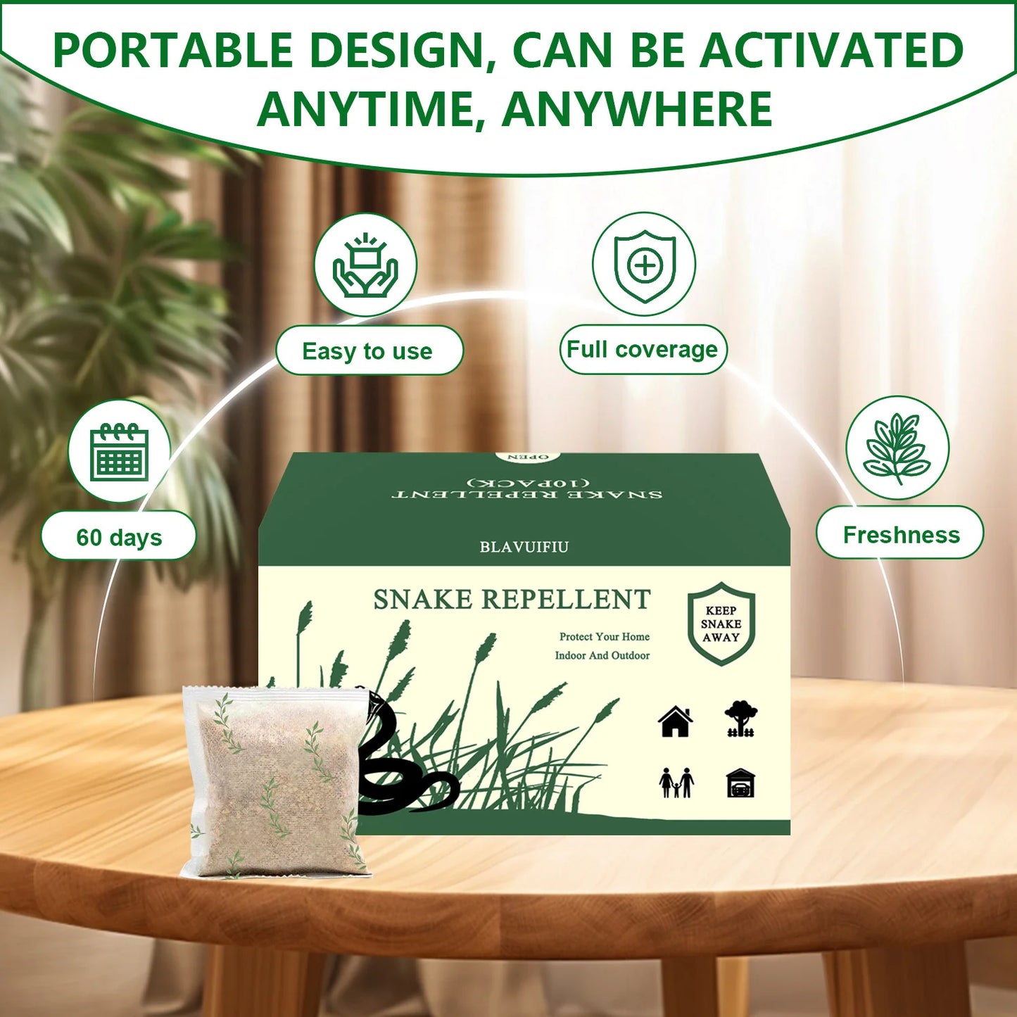 Pet Safe Snake Repellent Pouches For Garden And Yard