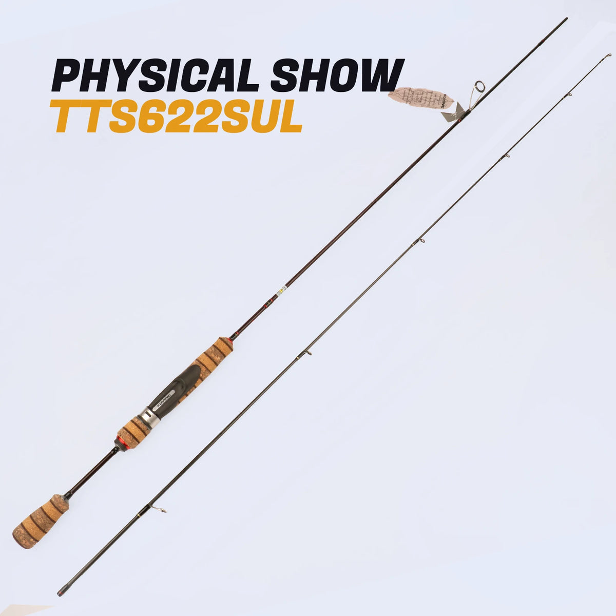 Kuying Carbon Fiber Two Piece Baitcasting Fishing Rod