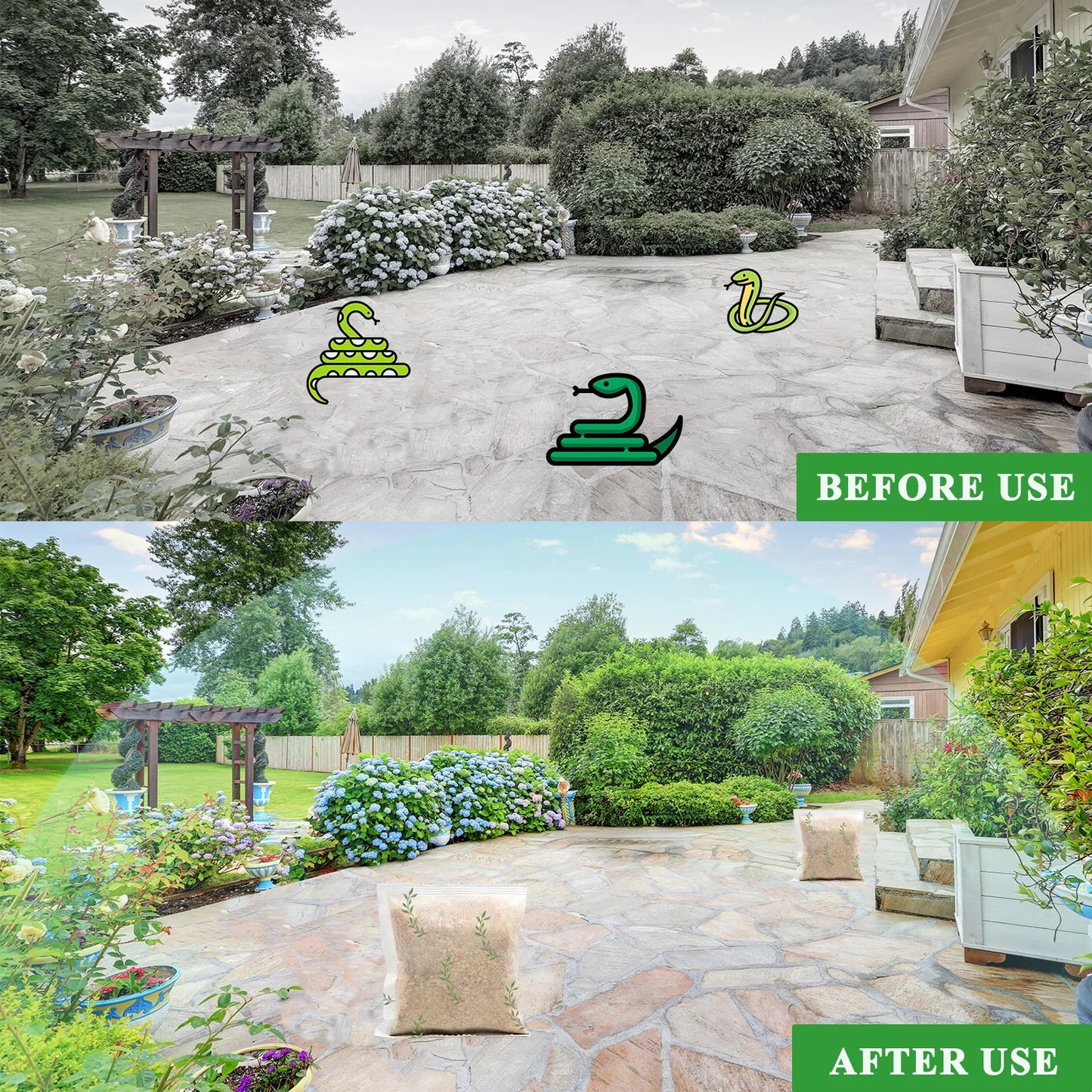 Pet Safe Snake Repellent Pouches For Garden And Yard
