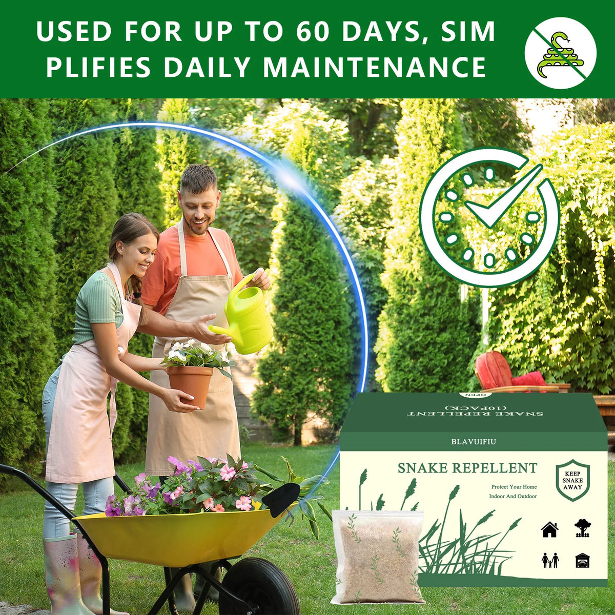 Pet Safe Snake Repellent Pouches For Garden And Yard