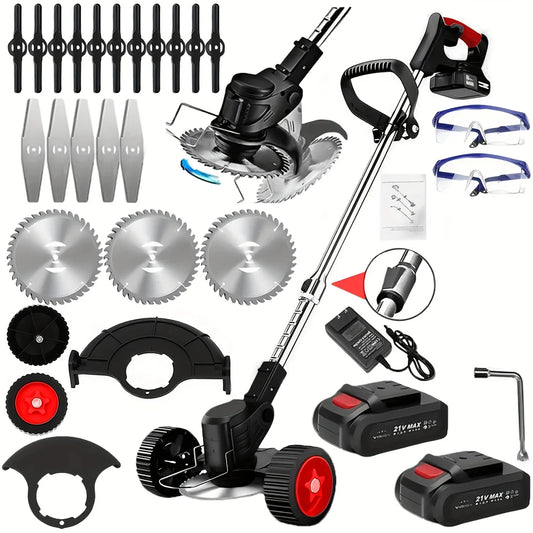 Cordless Electric Lawn Trimmer And Multi Function Garden Tool
