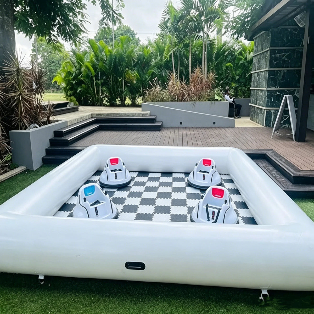 Vancen Outdoor Inflatable Bumper Car Go Kart Race Track