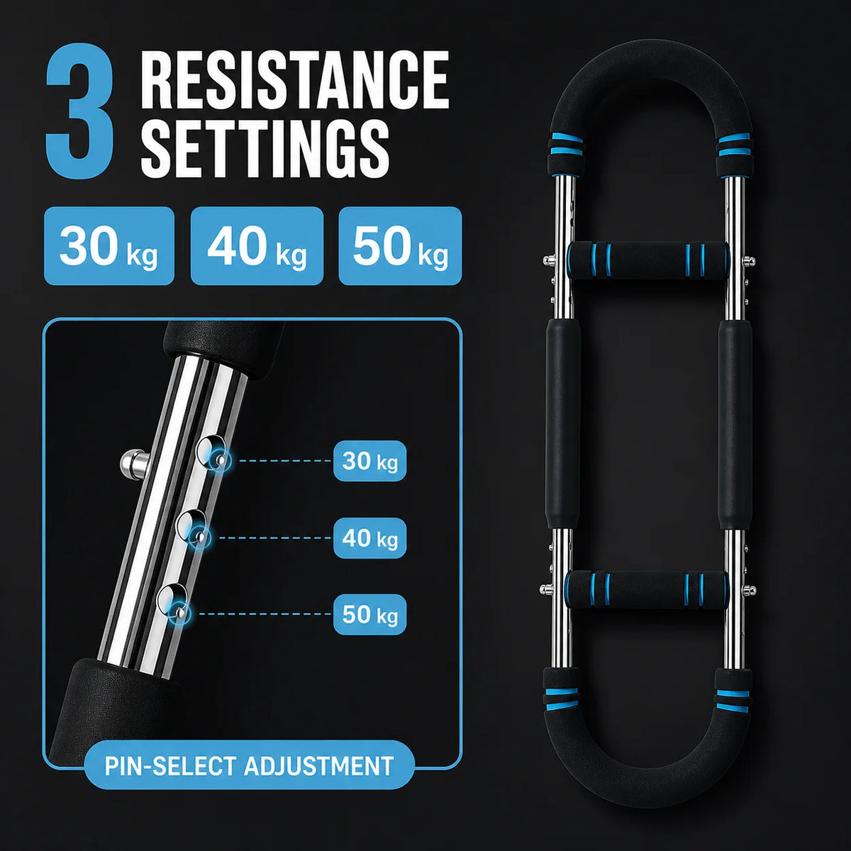 Adjustable Steel Frame Power Twister For Upper Body Workouts