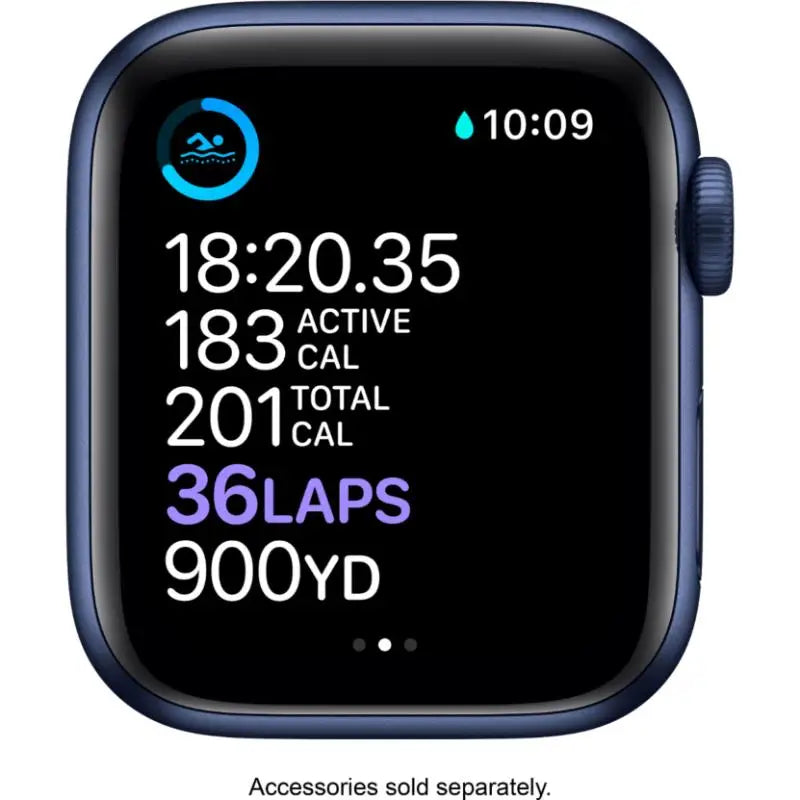 Apple Watch Series 6 Aluminum 44mm A2292 (GPS Only, No Cellular) Blue - Refurbished Good Condition