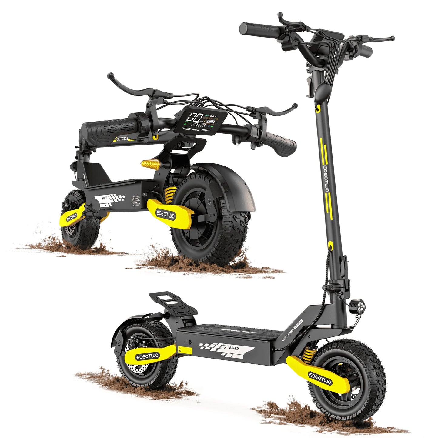 Eoeotwo 1200W Off Road Electric Scooter For Adults Foldable