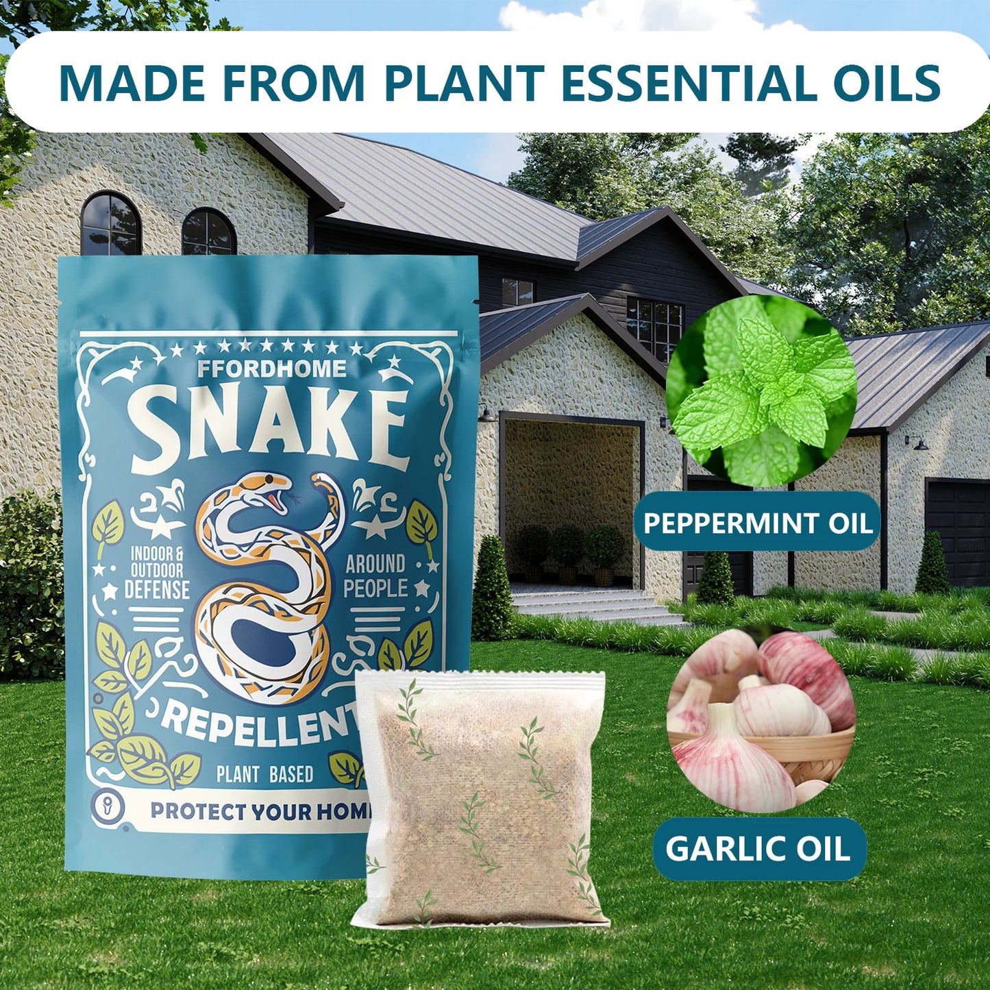 Pet Safe Outdoor Snake Repellent For Yard Garden Protection
