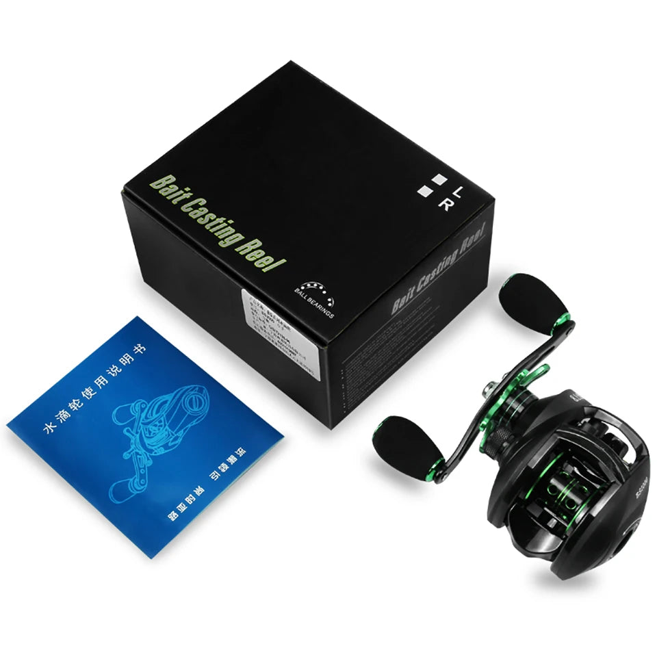 LINNHUE High Speed Baitcasting Fishing Reel With Spare Spool