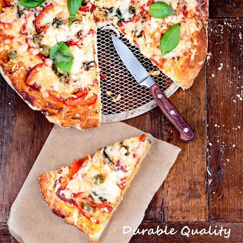 Aluminum Mesh Pizza Pan and Commercial Grade Baking Screen