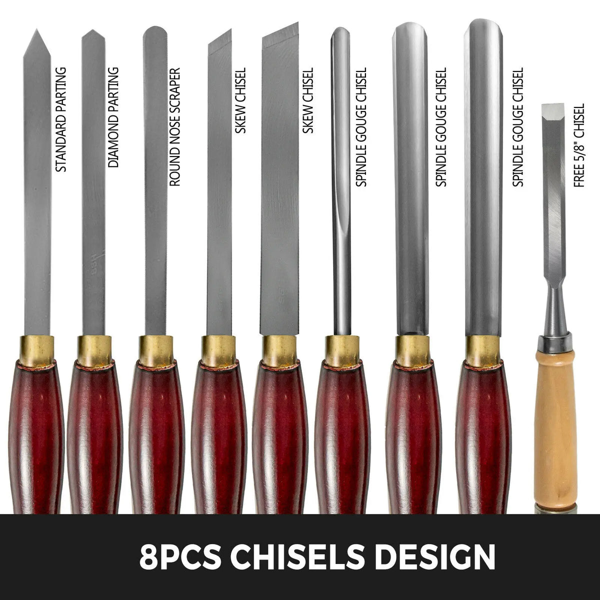 Succebuy HSS Lathe Chisel Set For Wood Turning And Carving