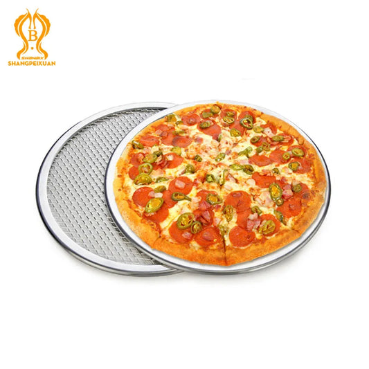 Aluminum Mesh Pizza Pan and Commercial Grade Baking Screen