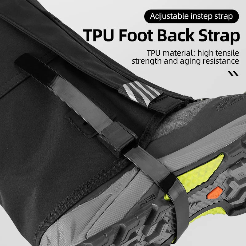 Rockbros Waterproof Outdoor Hiking Snow Ski Leg Gaiters