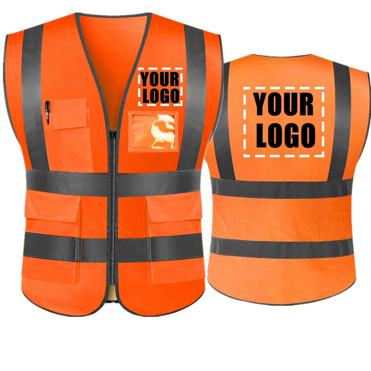 Dobbyunzhen High Visibility Reflective Safety Vest With Custom Logo