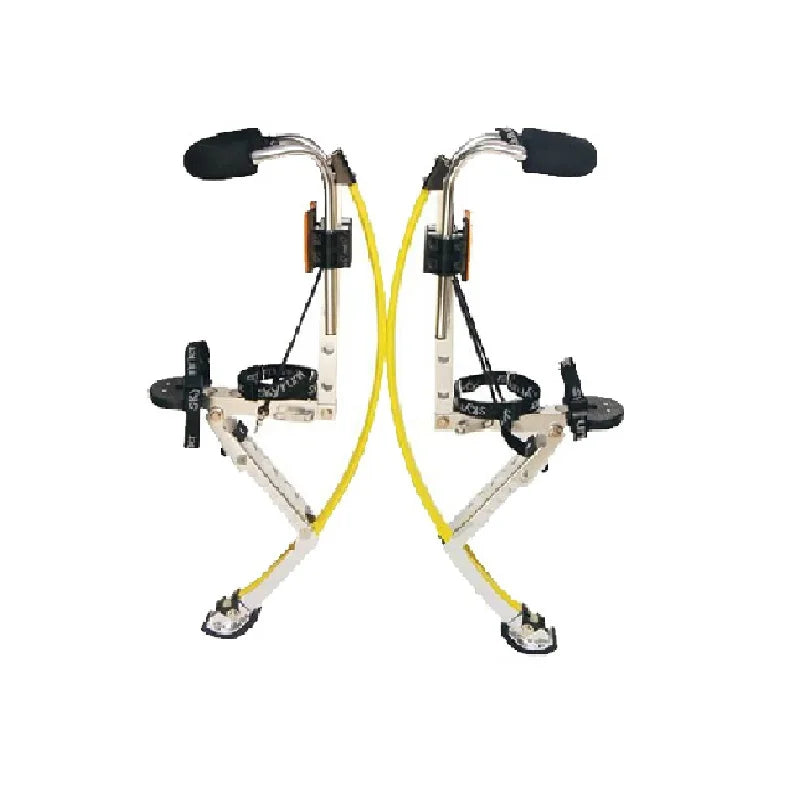 Holiday gifts for adults Weight 200-255 lbs/90-110kg YELLOW Color Exercise  jump stilts/skyrunner/Jump-shoes/Flying Shoes