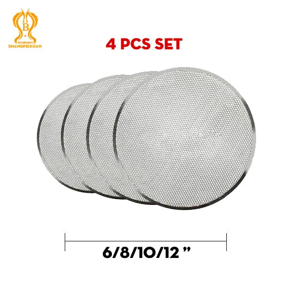 Aluminum Mesh Pizza Pan and Commercial Grade Baking Screen