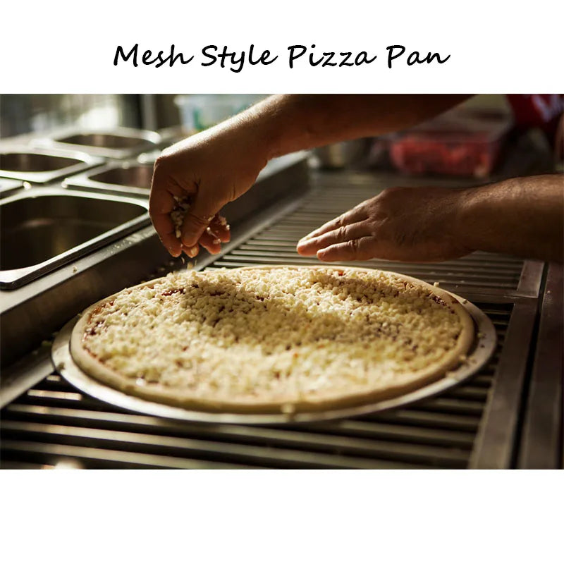 Aluminum Mesh Pizza Pan and Commercial Grade Baking Screen
