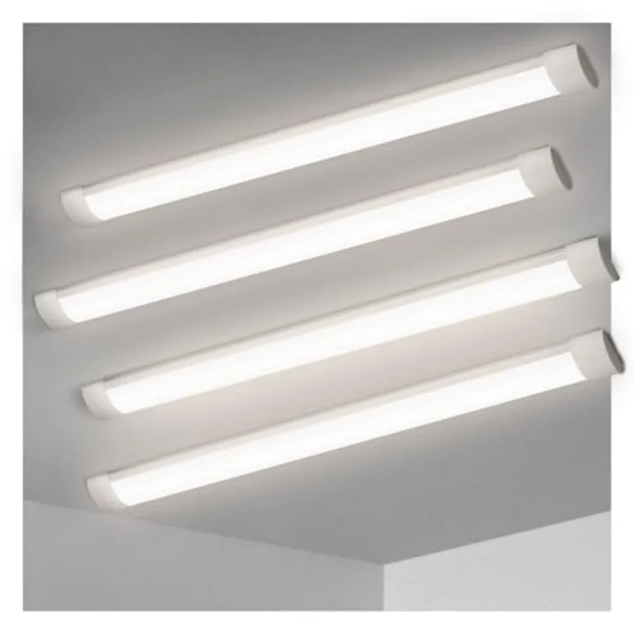 Solar Powered Smart LED Batten Light For Indoor Ceiling Mount