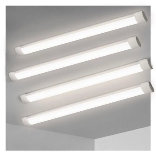 Solar Powered Smart LED Batten Light For Indoor Ceiling Mount
