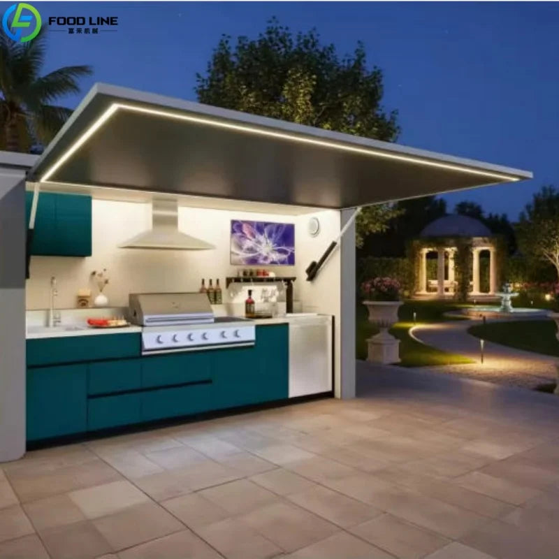 Foodline Modular Outdoor Kitchen BBQ Island Stainless Steel Cabinets