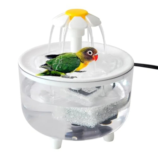 Automatic Indoor Bird Bath With Fountain Filter And Circulating Pump
