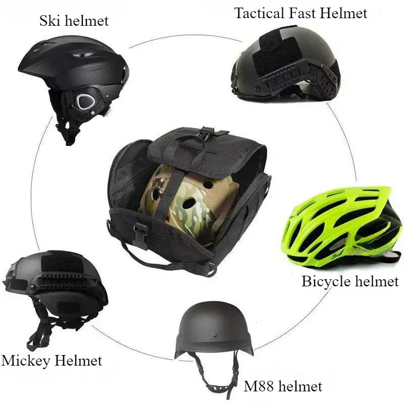 Smhxiangqianjin Tactical Helmet Molle Carrier And Storage Bag