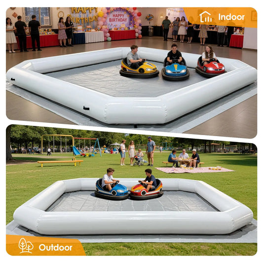 Commercial Heavy Duty Inflatable Bumper Car Arena For Parties