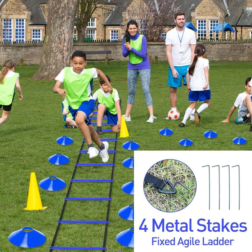 Gkhmnew Speed Agility Training Set With Ladder Cones And Parachute