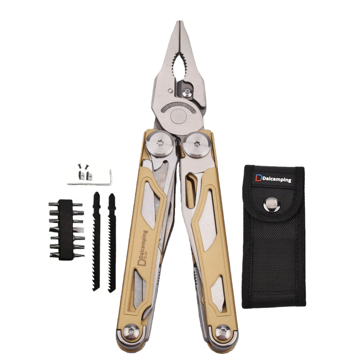Daicamping Stainless Steel Multifunctional Plier Multi Tool
