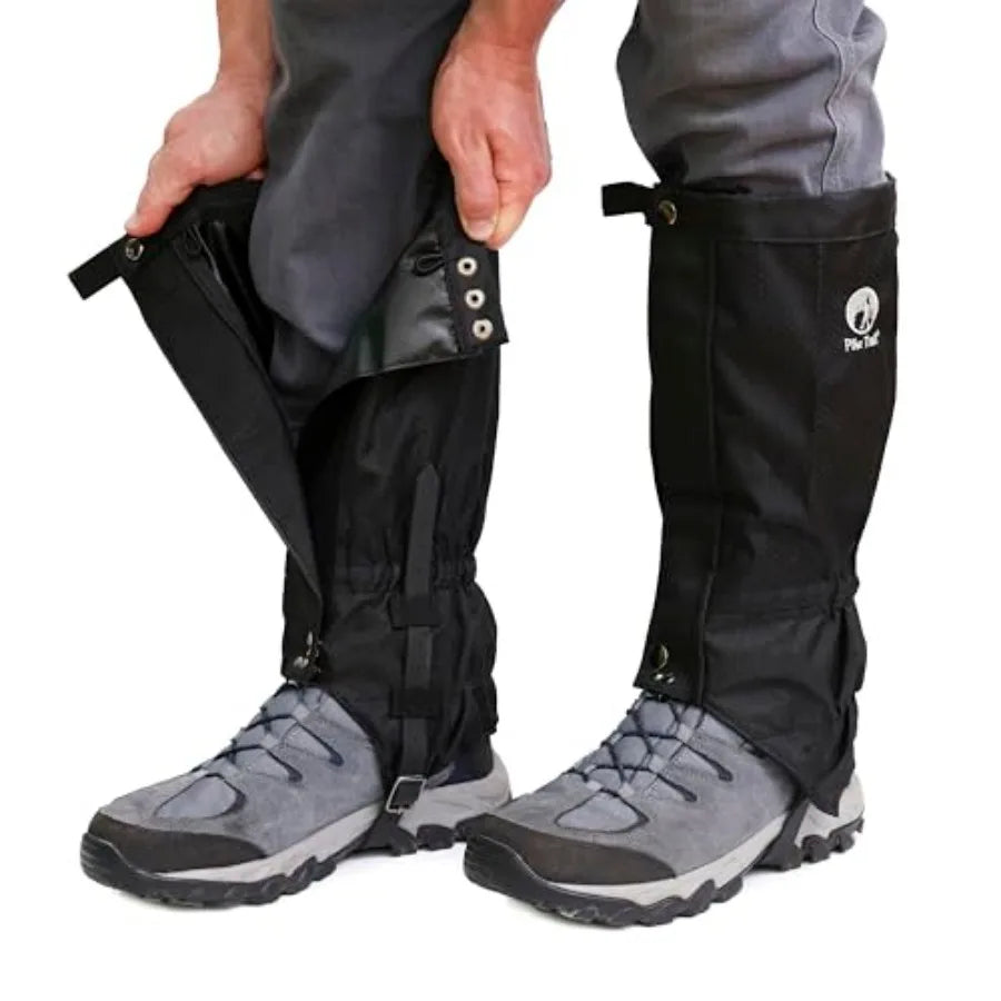 Adjustable Hiking Leg Gaiters for Hunting, Trekking, and Outdoor Protection