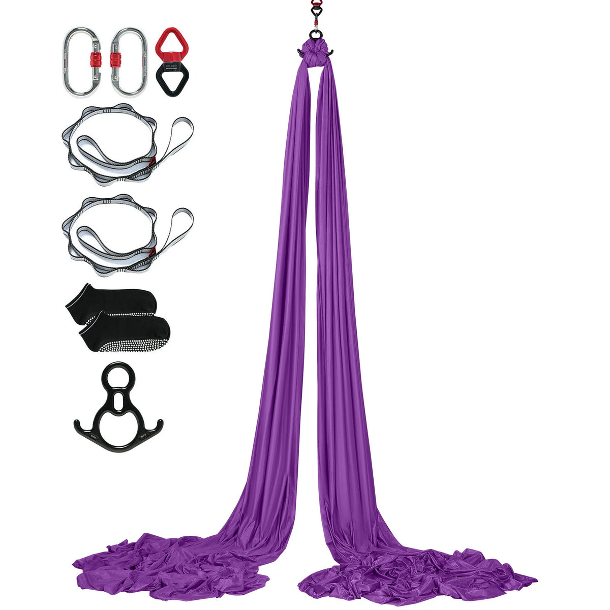 VEVOR Premium Nylon Aerial Yoga Hammock And Swing Fitness Kit