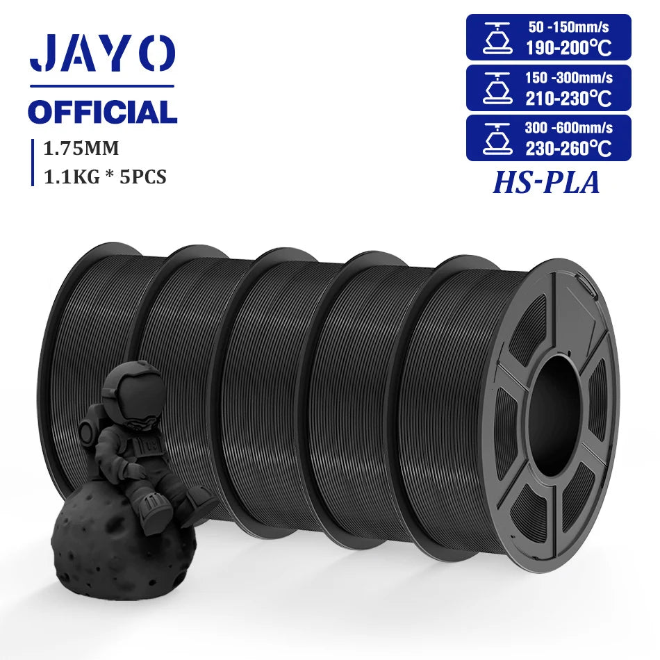 Jayo Premium 3D Printer Filament PLA Plus ABS PETG Silk